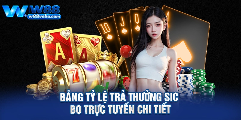 Khám Phá Sức Hút Của Sic Bo Trực Tuyến Và Bí Kíp Chinh Phục Tại W88 4 Bảng tỷ lệ trả thưởng sic bo trực tuyến chi tiết