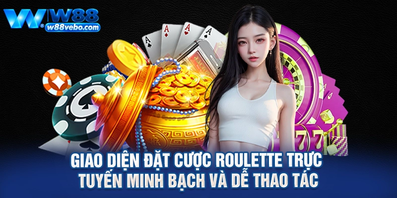 Khám Phá Roulette Trực Tuyến Tại W88 Và Bí Quyết Chơi Thắng Lớn Từ Cao Thủ 3 Giao diện đặt cược roulette trực tuyến minh bạch và dễ thao tác
