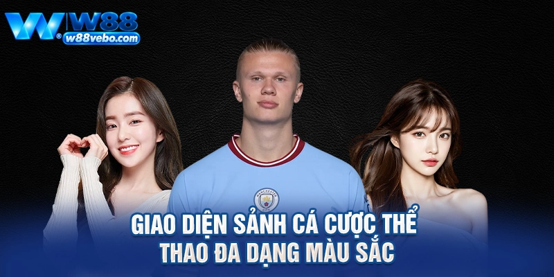 Khám Phá Thế Giới Cá Cược Thể Thao Khác Đỉnh Cao Và Bí Quyết Thắng Lớn Tại W88 2 Giao diện sảnh cá cược thể thao đa dạng màu sắc