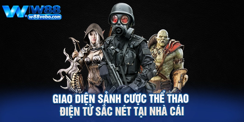 Giao diện sảnh cược thể thao điện tử sắc nét tại nhà cái